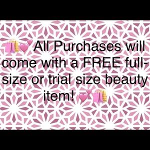 All Purchases will come with a FREE Gift! 🥰♥️